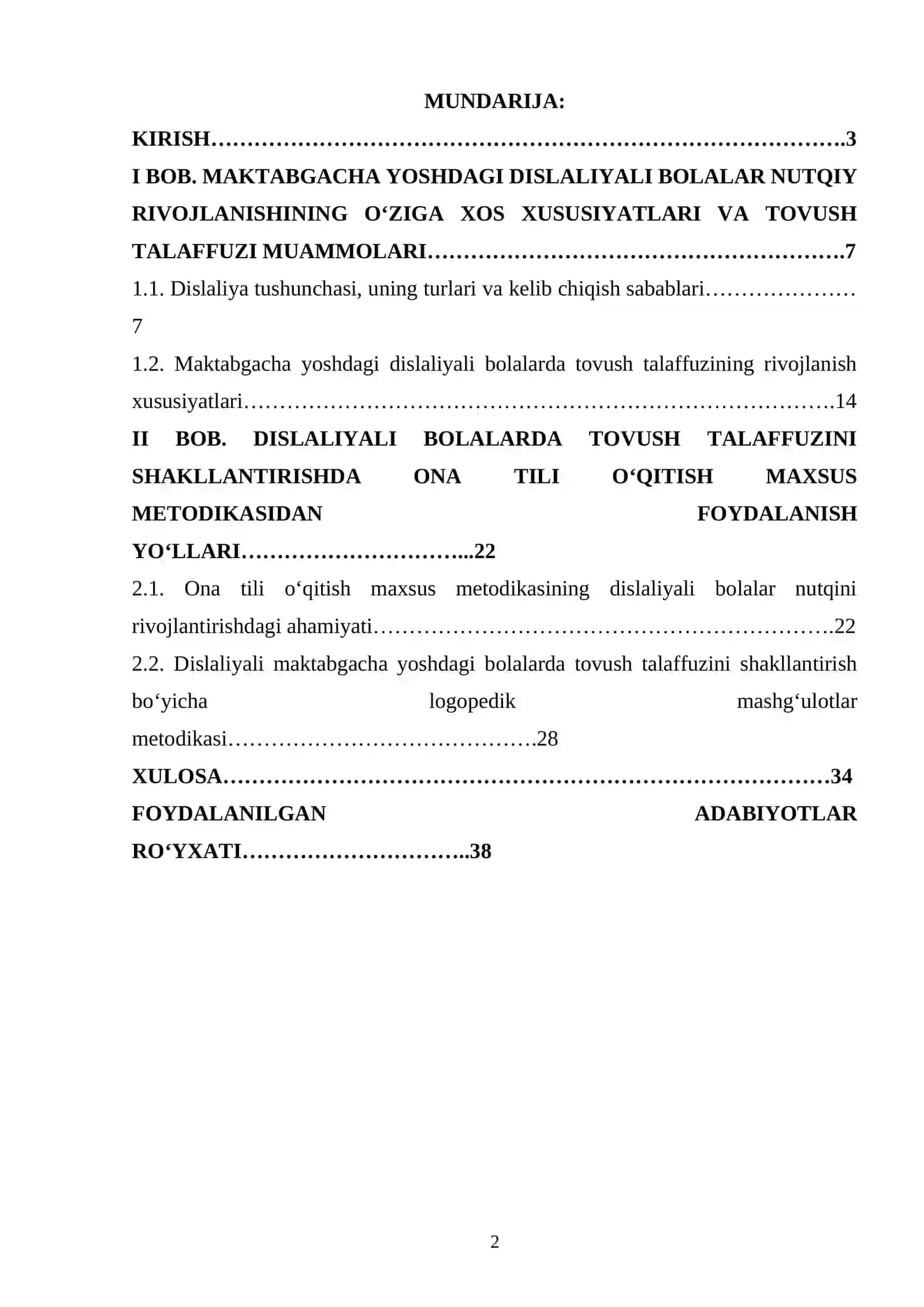 Maktabgacha yoshdagi dislaliyali bolalarda tovush talaffuzini shakllantirishda onatili oʻqitish maxsus metodikasidan foydalanish 2