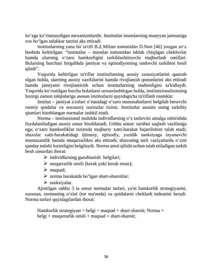 INSTITUTLAR VA ULARNING JAMIYAT RIVOJLANIShIDAGI ROLI 2