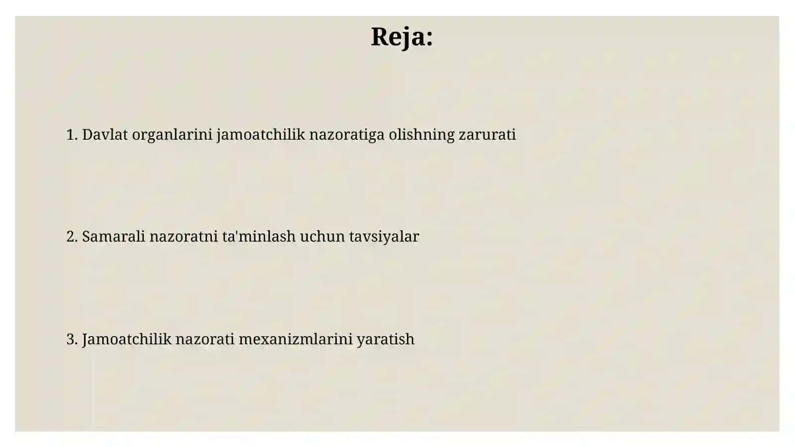 Davlat organlari ustidan jamoatchilik nazoratini oʻrnatish 2