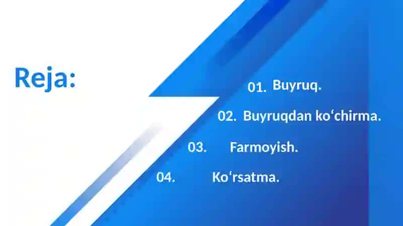 Farmoyish hujjatlari va uning turlari 2