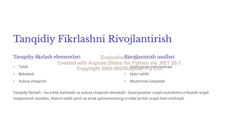 Boshlang'ich sinflarda 21 asr ko'nikmalarini shakllantirish 2