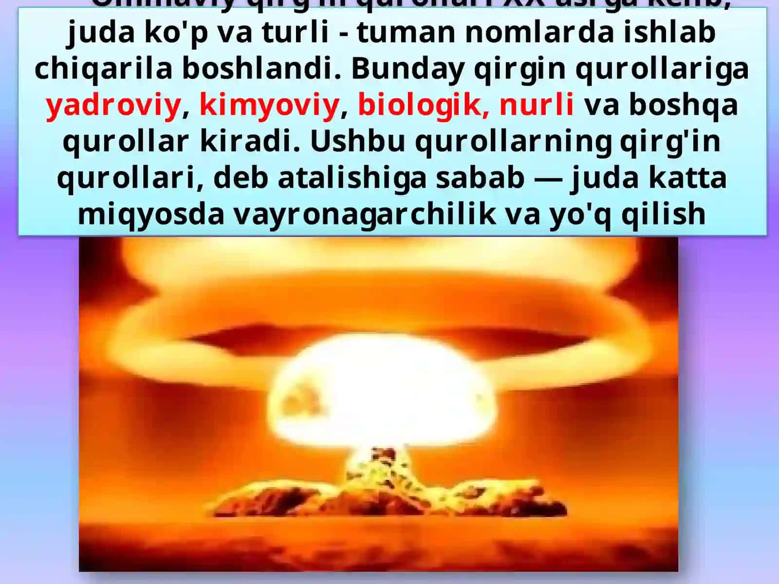 Ommaviy qirg'inqurollari 2