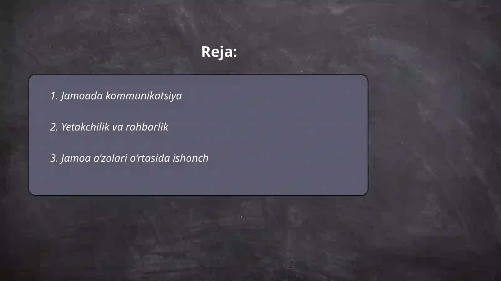 Jamoada kommunikatsiya samarali ishlash 2