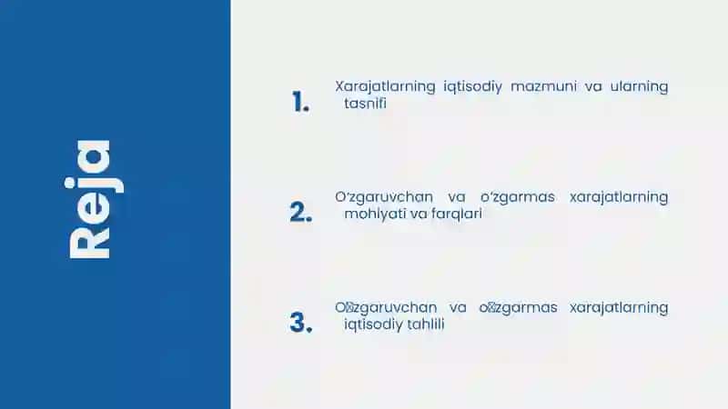 Xarajatlarning iqtisodiy mazmuni 2