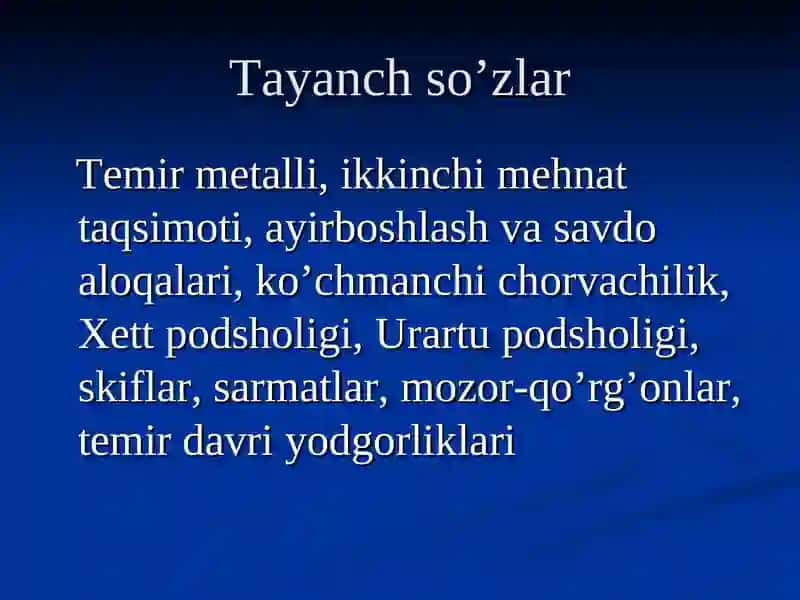 Temir davri arxeologiyasi 2