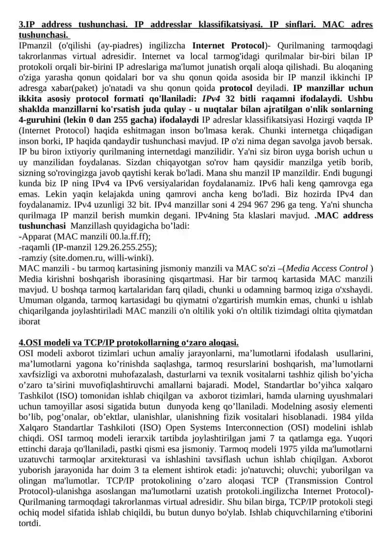 Hisoblash tarmoqlarining rivojlanish tarixi 2