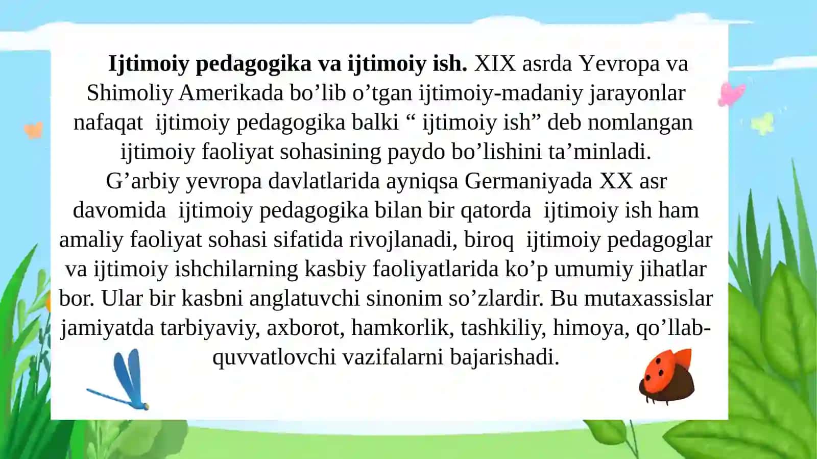 Ijtimoiy pedagogik faoliyatda bolalarning moslashuv ko‘nikmalarini shakllantirish 2