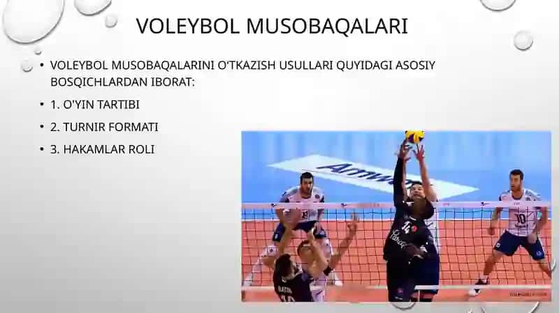 Voleybol va basketbol sport turlari bo‘yicha musobaqalarni o‘tkazish usullari va hakamlik qilish 2