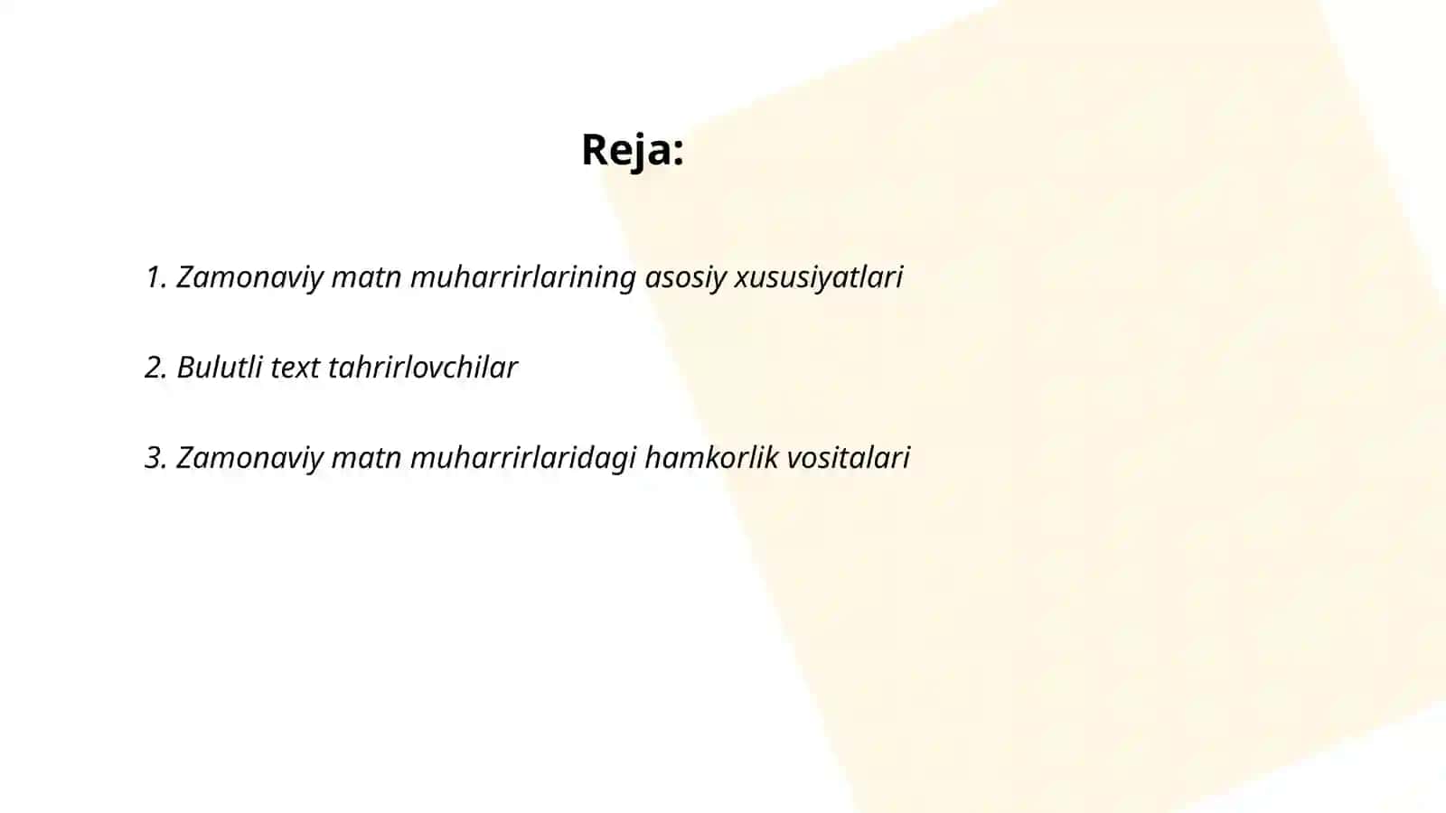 Zamonaviy maten redaktori 2