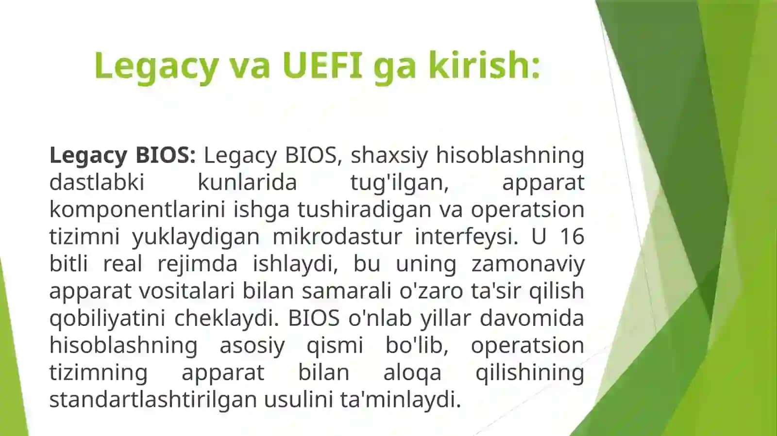 Legacy va UEFI Boot rejimlarini tushunish: keng qamrovli taqqoslash 2