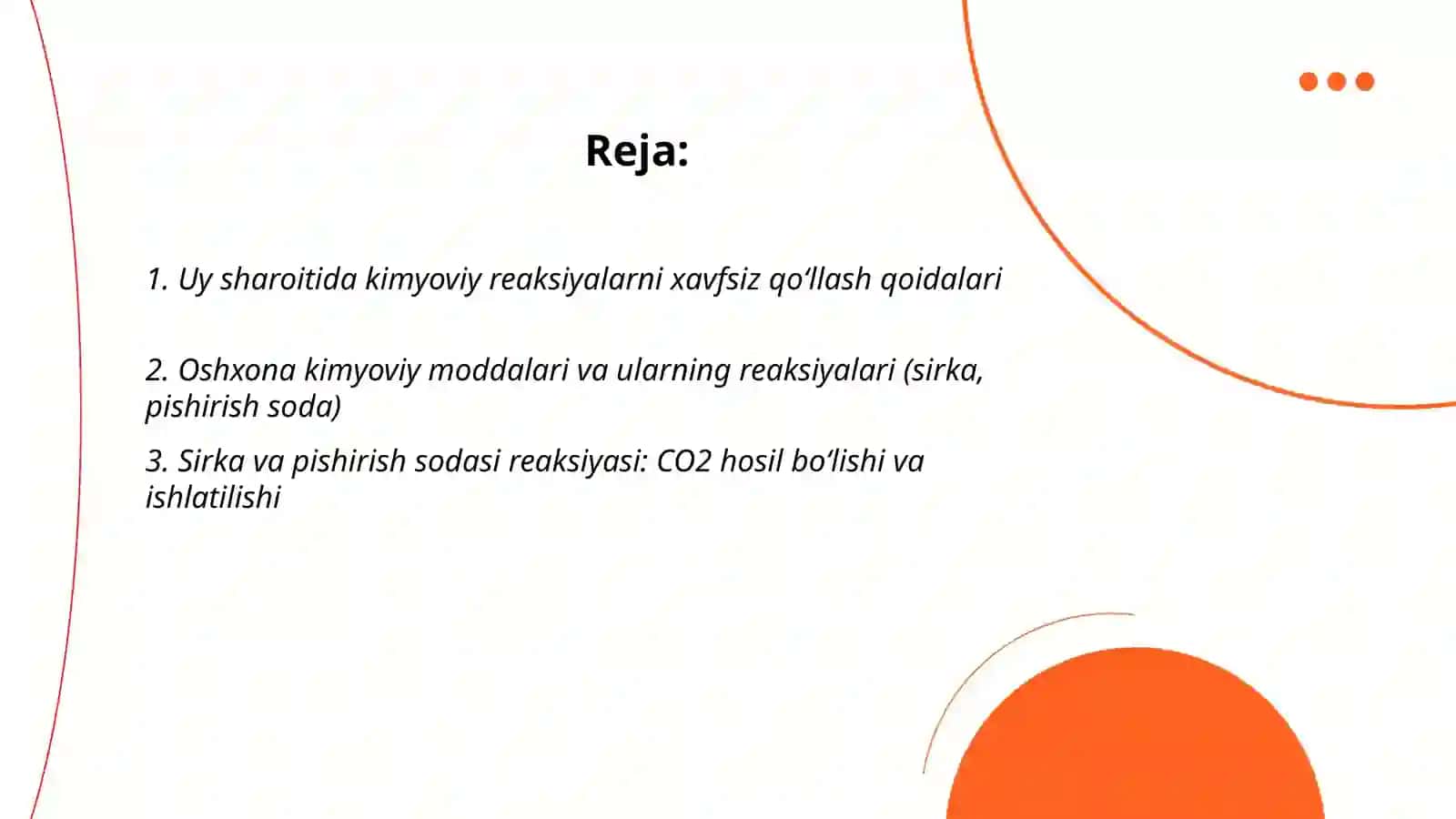 6-sinf kimyoviy reaksiyadan uy sharpitida foydalanish haqida 2
