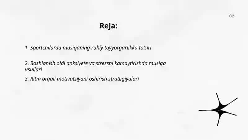 Musiqa terapiyasi va sport psixologiyasi 2