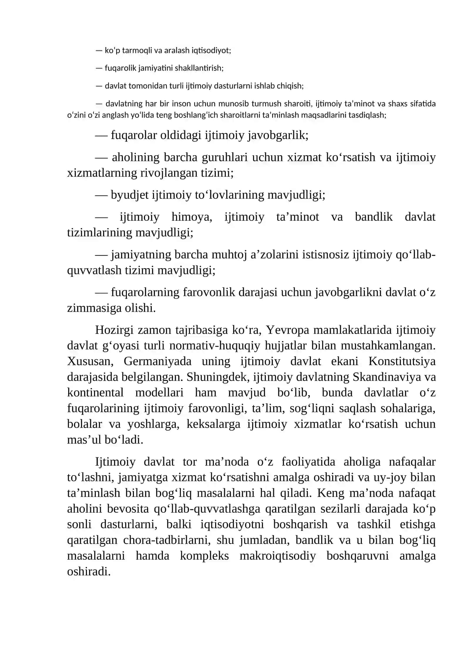 YANGI O’ZBEKISTON – IJTIMOIY DAVLAT 2