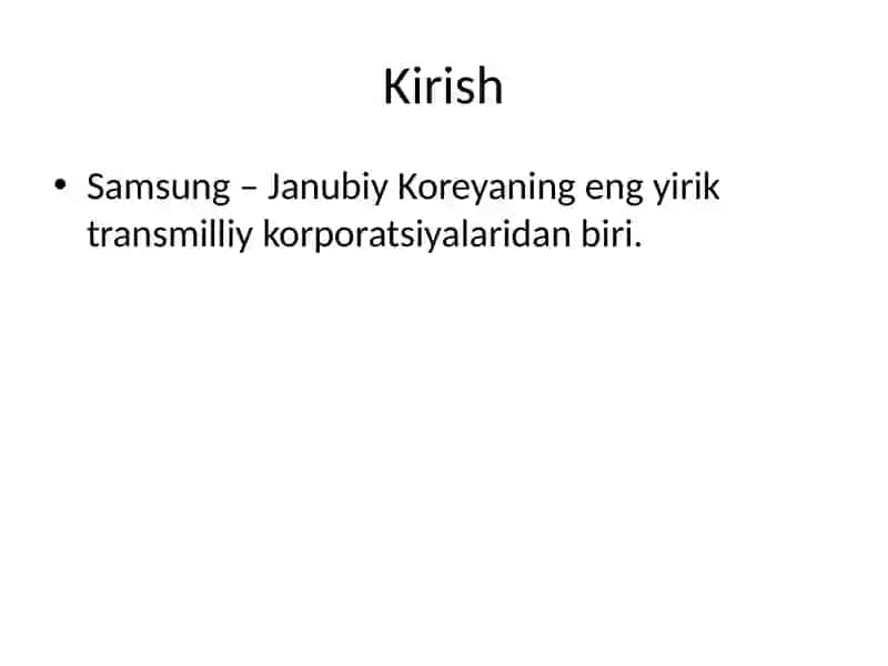 Samsung kompaniyasi 2