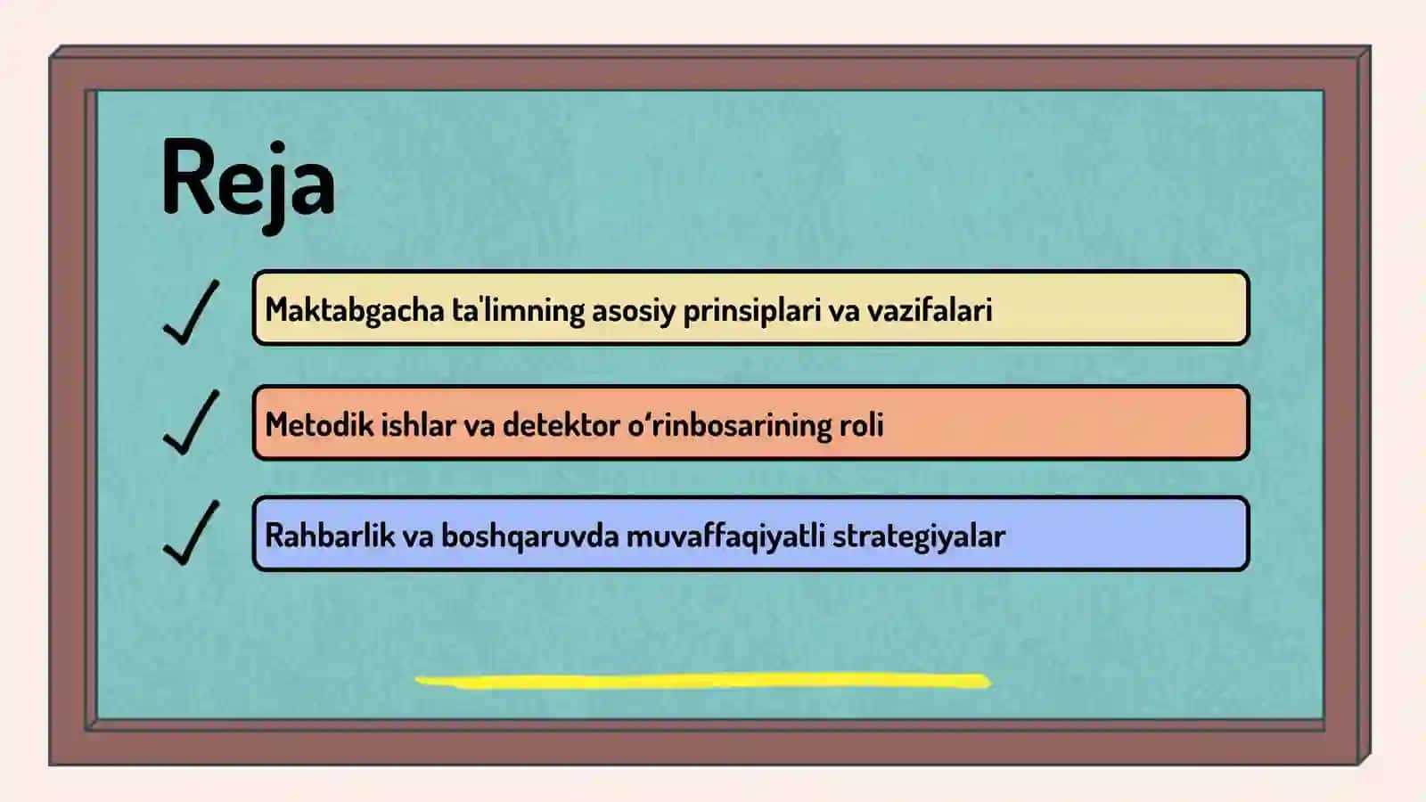 Maktabgacha ta'limning asosiy prinsiplari 2