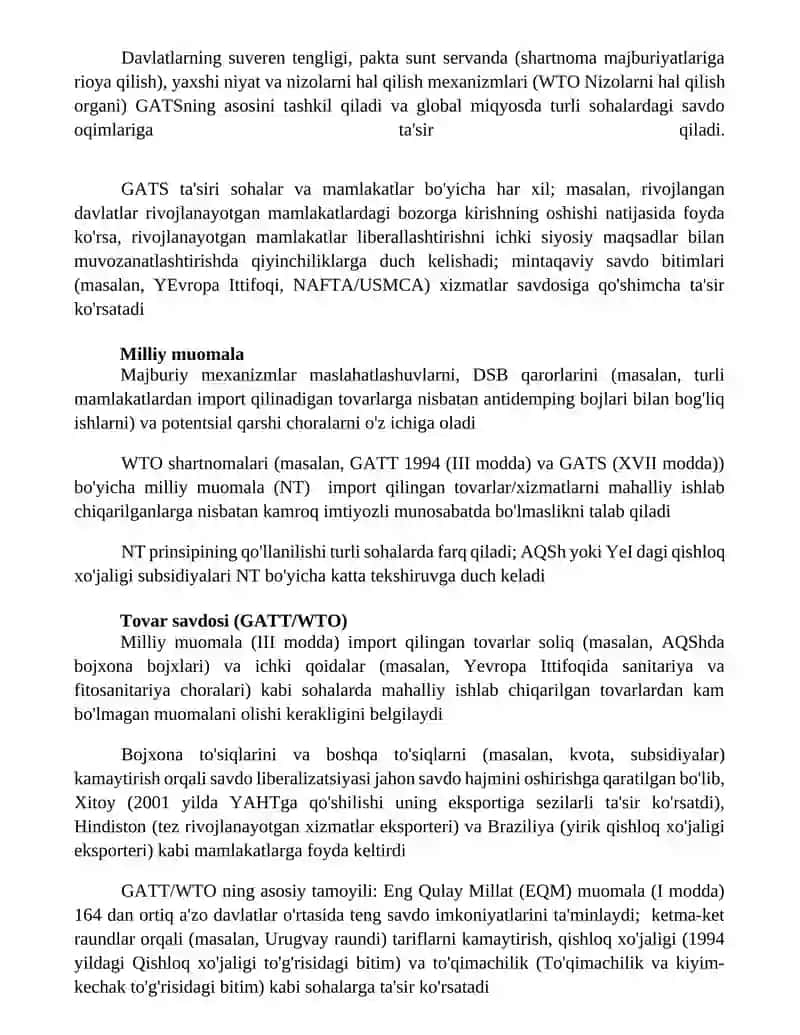 Xalqaro iqtisodiy huquq tamoyillari 2
