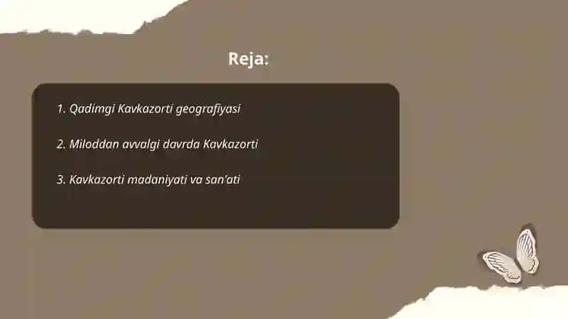 Qadimgi Kavkazorti sivilizatsiyasining oʼziga xos xususiyatlari 2
