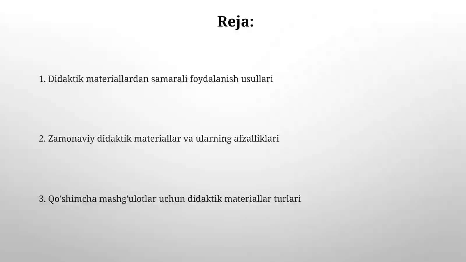 Sinfdan tashqari mashgʻulotlarning didaktik vositalari 2
