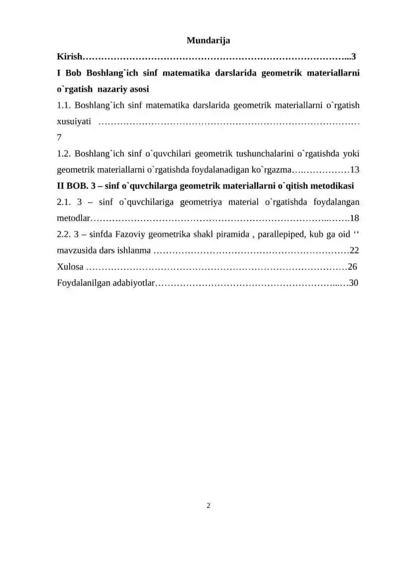 Boshlang‘ich sinflarda matematika o‘qitish 2