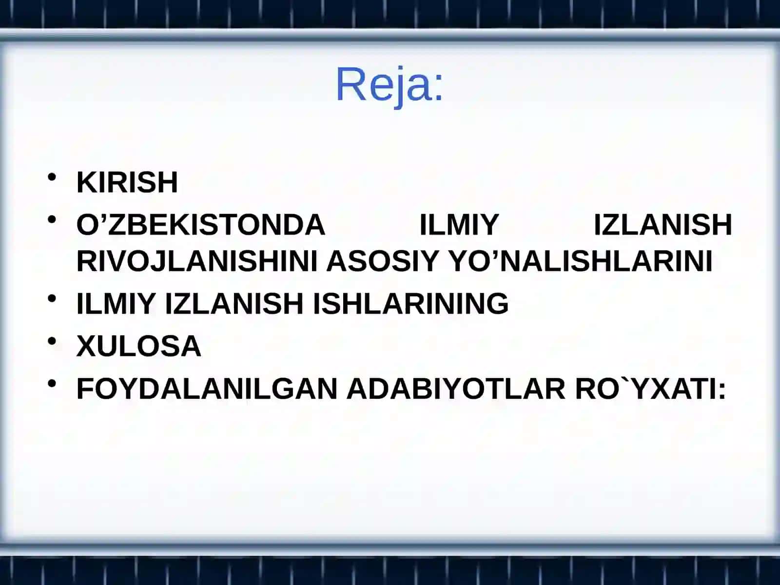 Ilmiyizlanish-tadqiqot faoliyati 2