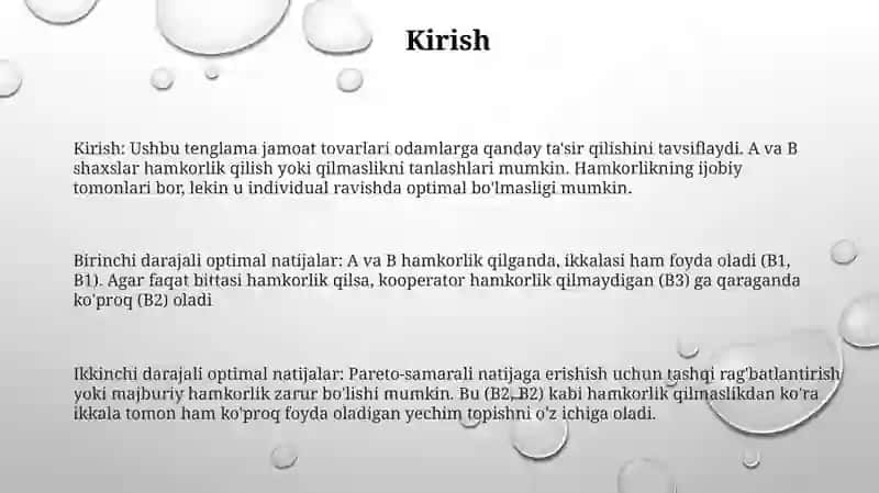 Birinchi Va Ikkinchi Darajadagi Manfaatdor Tomonlar 2