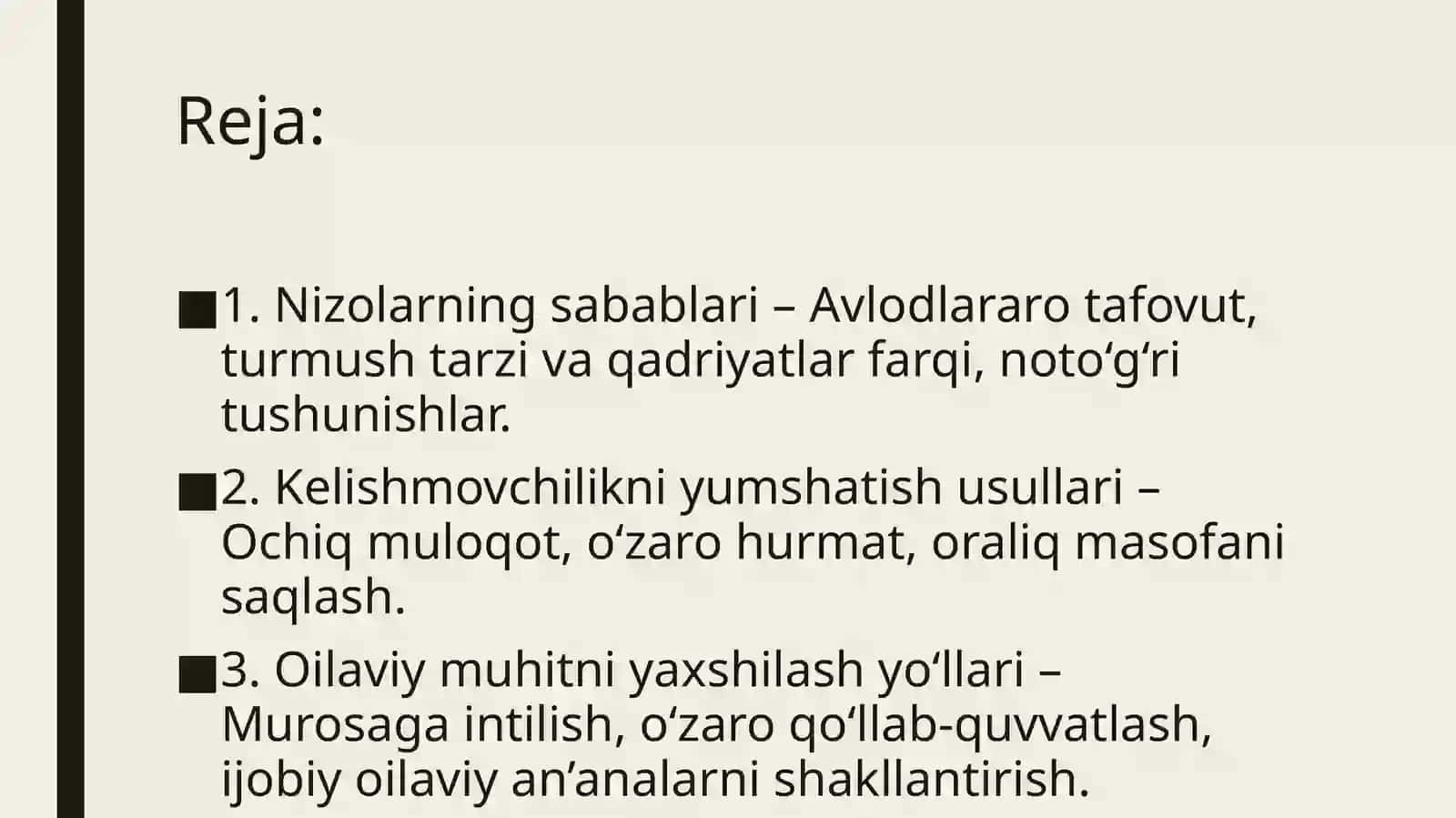 Qaynona-kelin ortasidagi nizolar 2