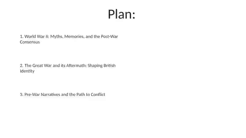 World Wars Through the Lens of English Historiography 2
