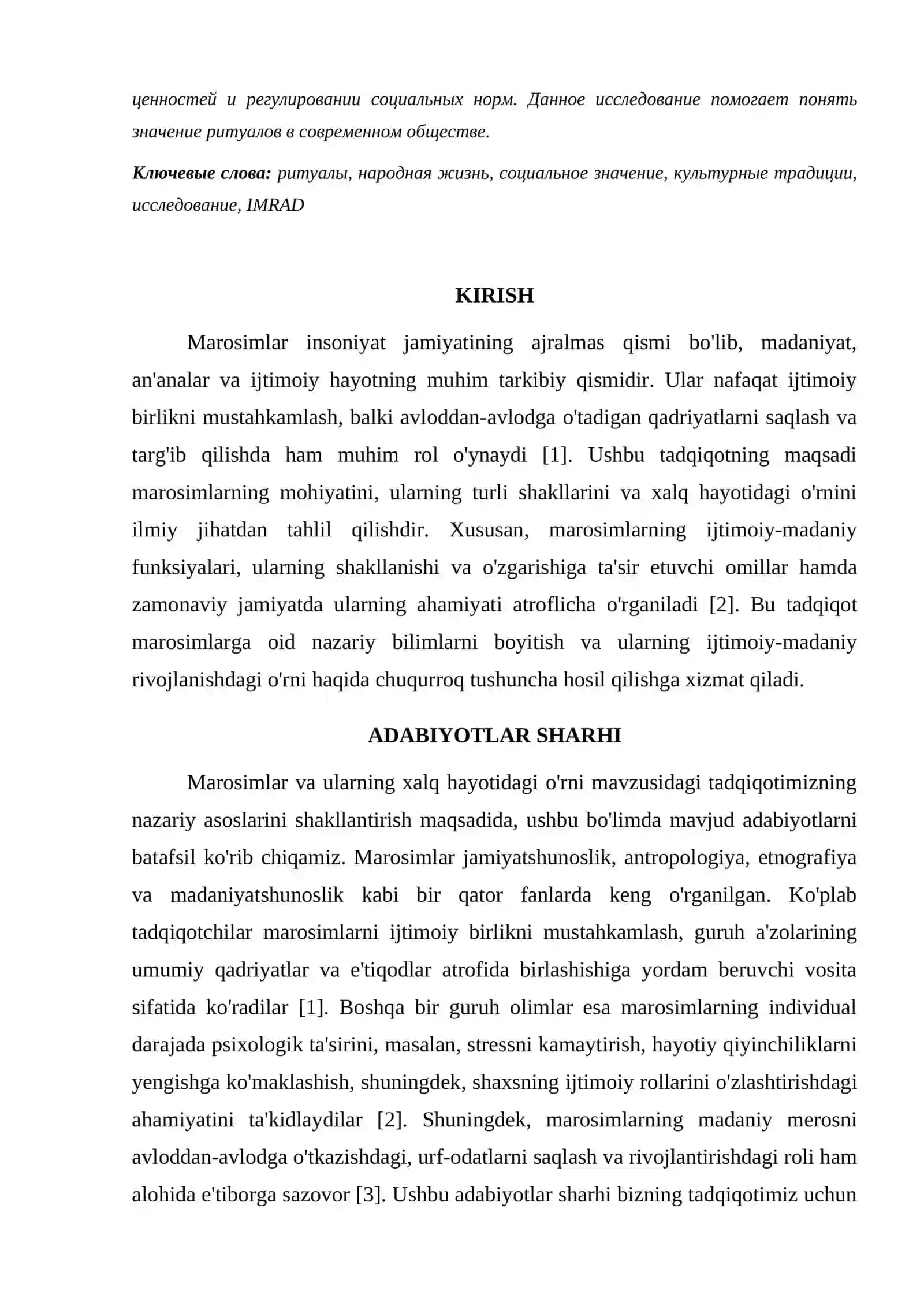 MAROSIMLAR VA ULARNING XALQ XAYOTIDAGI O'RNI 2