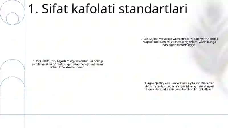 Mahsulot Sifati Ko‘Rsatkichlari Turlari 2