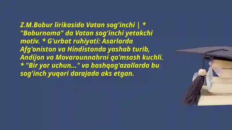 Ikromova Muborakning oʻzbek adabiyotidan tayyorlangan taqdimoti 2