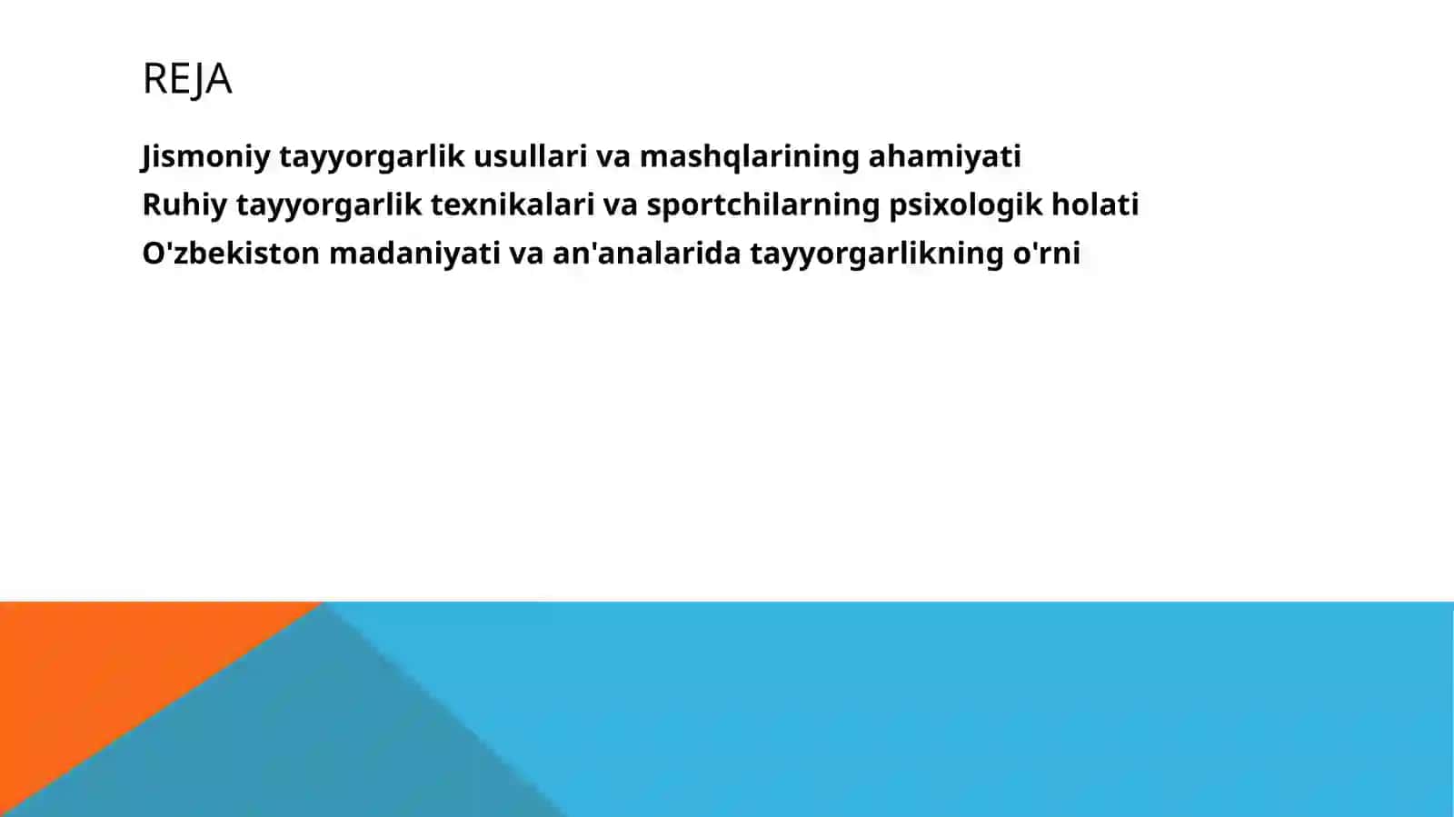 Gimnastikada tayvorgarlik (texnik, taktik) turlarining NARBAYEV BUNYOD ALISHER O'G'LI o'rni 2