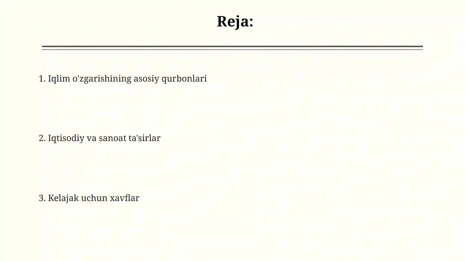 Iqlim oʻzgarishi kimga "qimmatga tushyapti"? 2