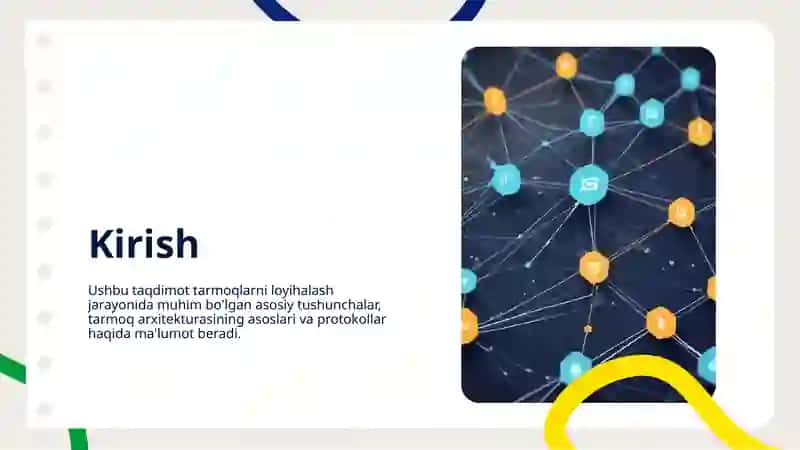 Tarmoqlarni loyihalash 2