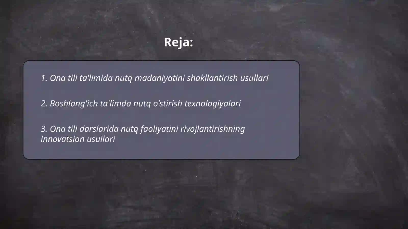 Ona tili ta'limida nutq o'stirishga oid tadqiqotlar 2