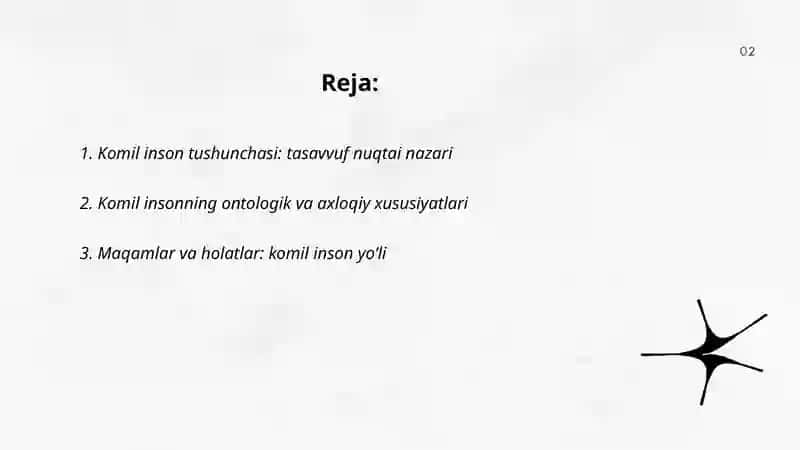 Tasavvuf ta'limotida komil insonni masalalari haqida 2