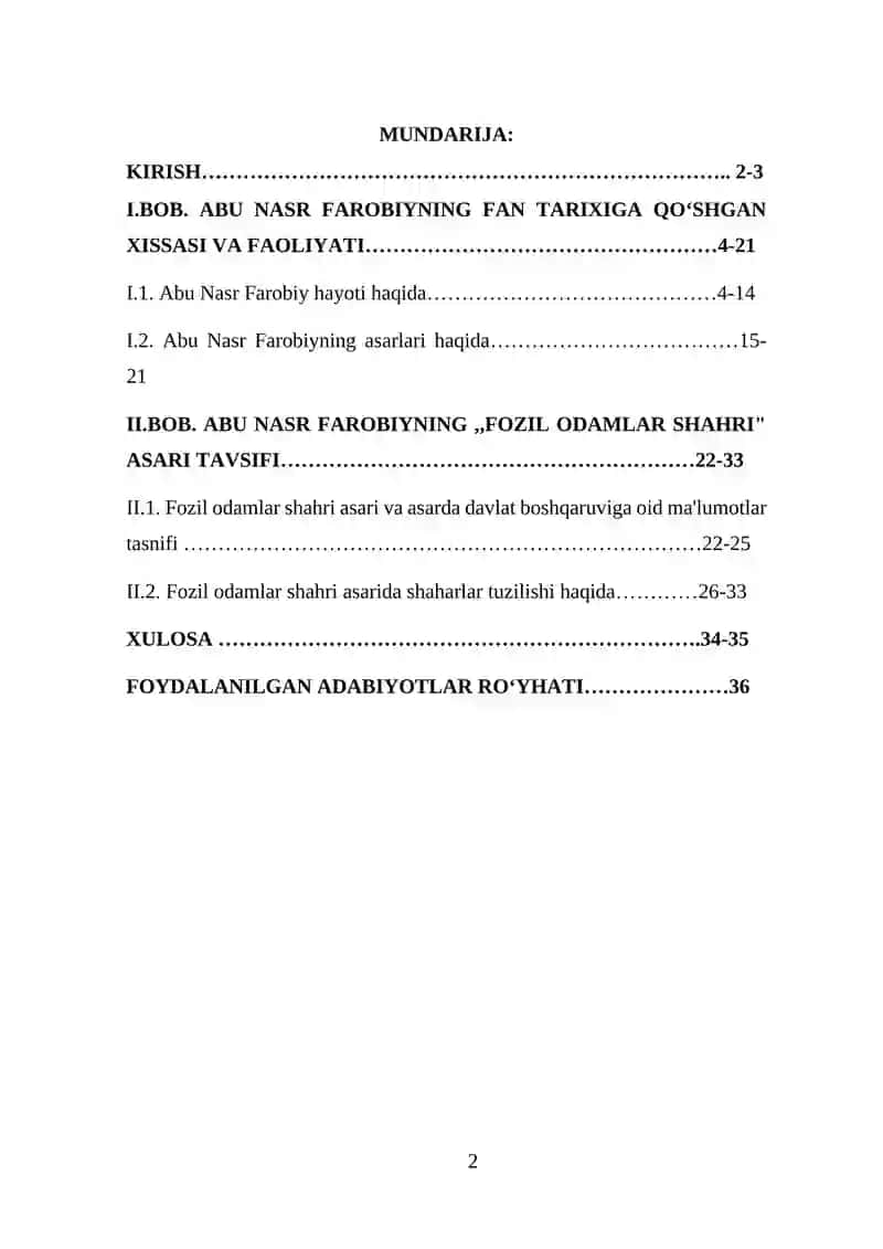 Abu Nasr Farobiyning Fan Tarixi Bilan Bog‘liq Manbalar Tasnifi 2