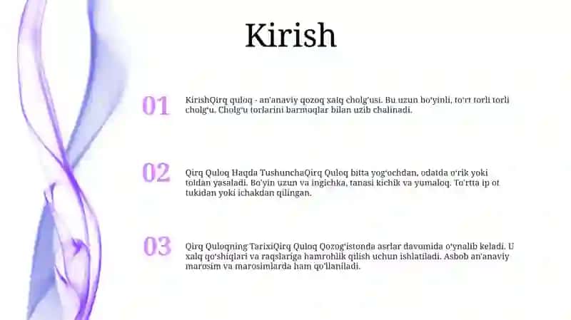 Qirq Quloq Haqda Tushuncha 2