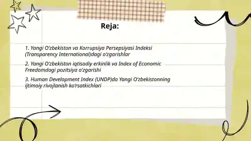Yangi O‘zbekiston va Korrupsiya Persepsiyasi Indeksi 2