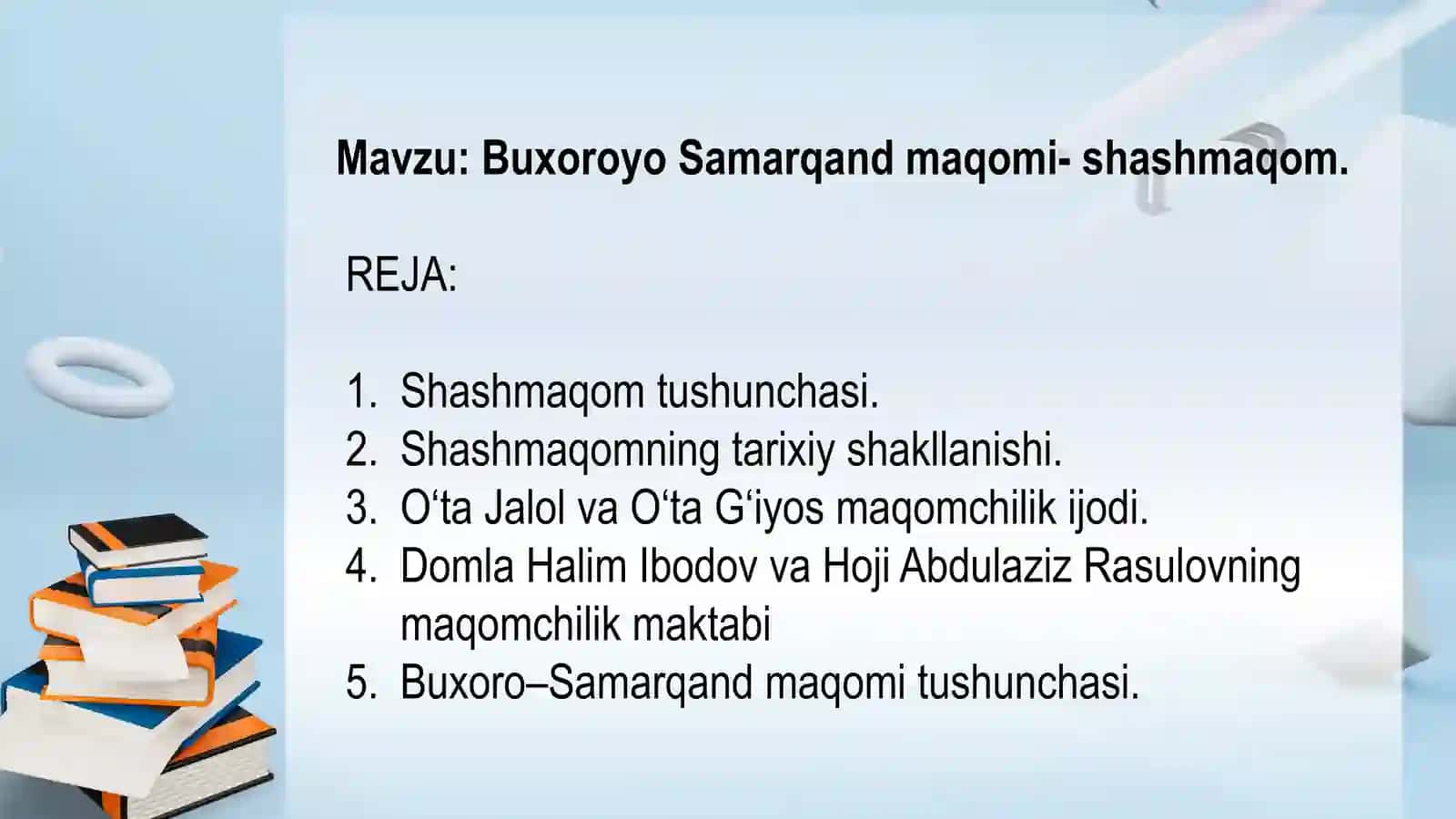 Buxoroyo Samarqand maqomi- shashmaqom 2
