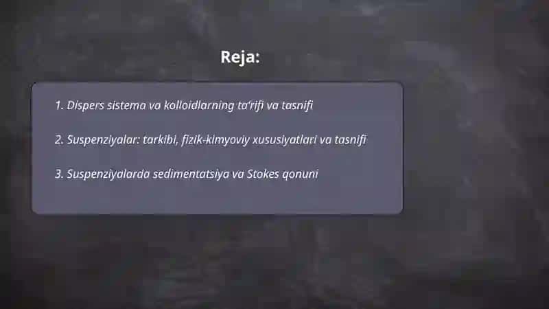 ODTI "ENERGETIKA va MASHINASOZLIK" fakulteti MIRZABOYEV SHERZODNING KIMYO fanidan Mustaqil ishi 2