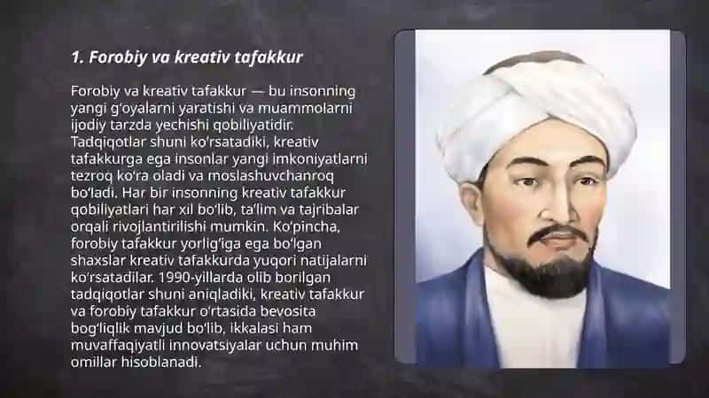 5ta sharq va 5ta g'arb olimlarining kreativlikka qushgan xissasi Abdusalimova Nargiza Prip-579 2