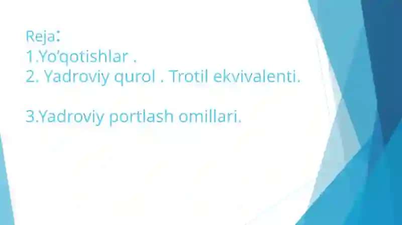 Ommaviy qirg’in qurollarining tasnifi.Jabrlanish o’chog’ining tibbiy taktik tasnifi. 2