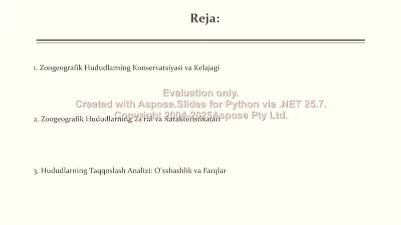 Zoogeografik oblastlar va ularning qiyosiy tahlili 2