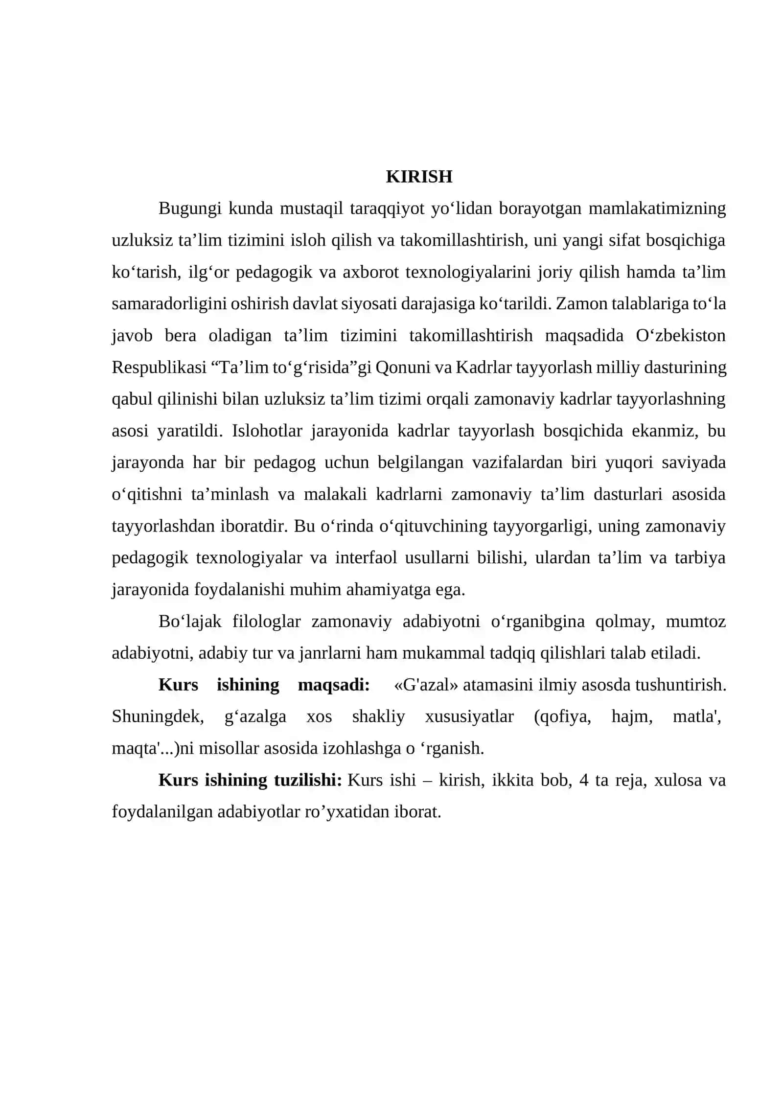 G‘AZAL JANRI VA UNING POETIK XUSUSIYATLARI 2