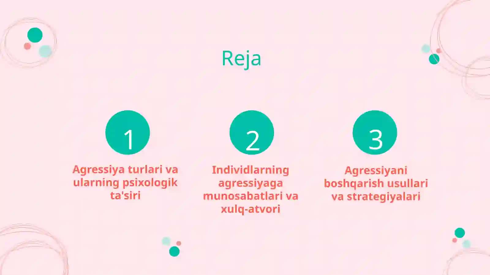 Agressiyaga nisbatan individlarni tiplari va ularni sharhlash 2