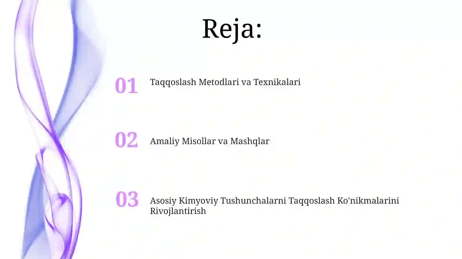 Boshlangʻich kimyoviy tushunchalar 2