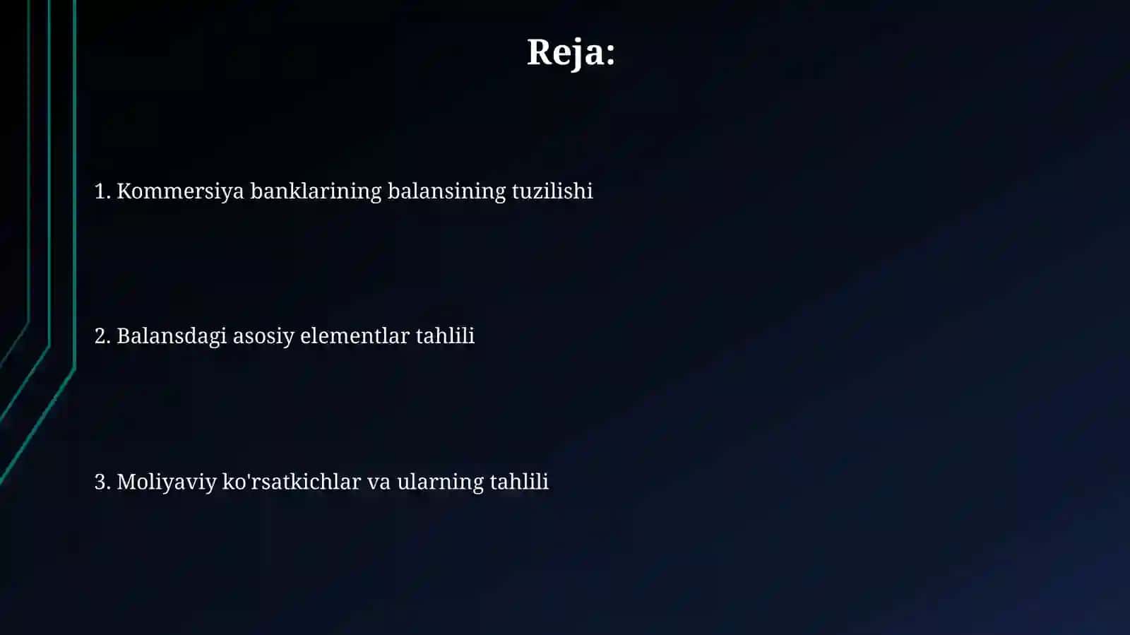 Tijorat banklari balansi va uni tahlili 2