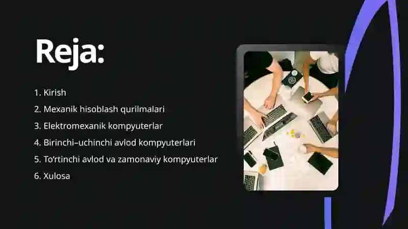 Informatikaning rivojlanish bosqichlari (XIX asrdan hozirgacha) 2