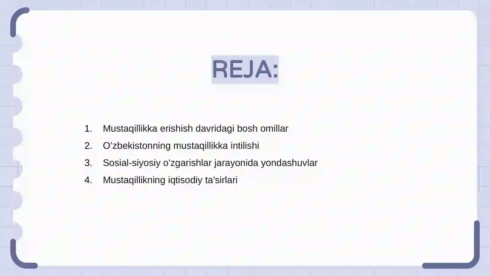 Mustaqillikka erishish arafasida O‘zbekistondagi ijtimoiy-siyosiy jarayonlar 2
