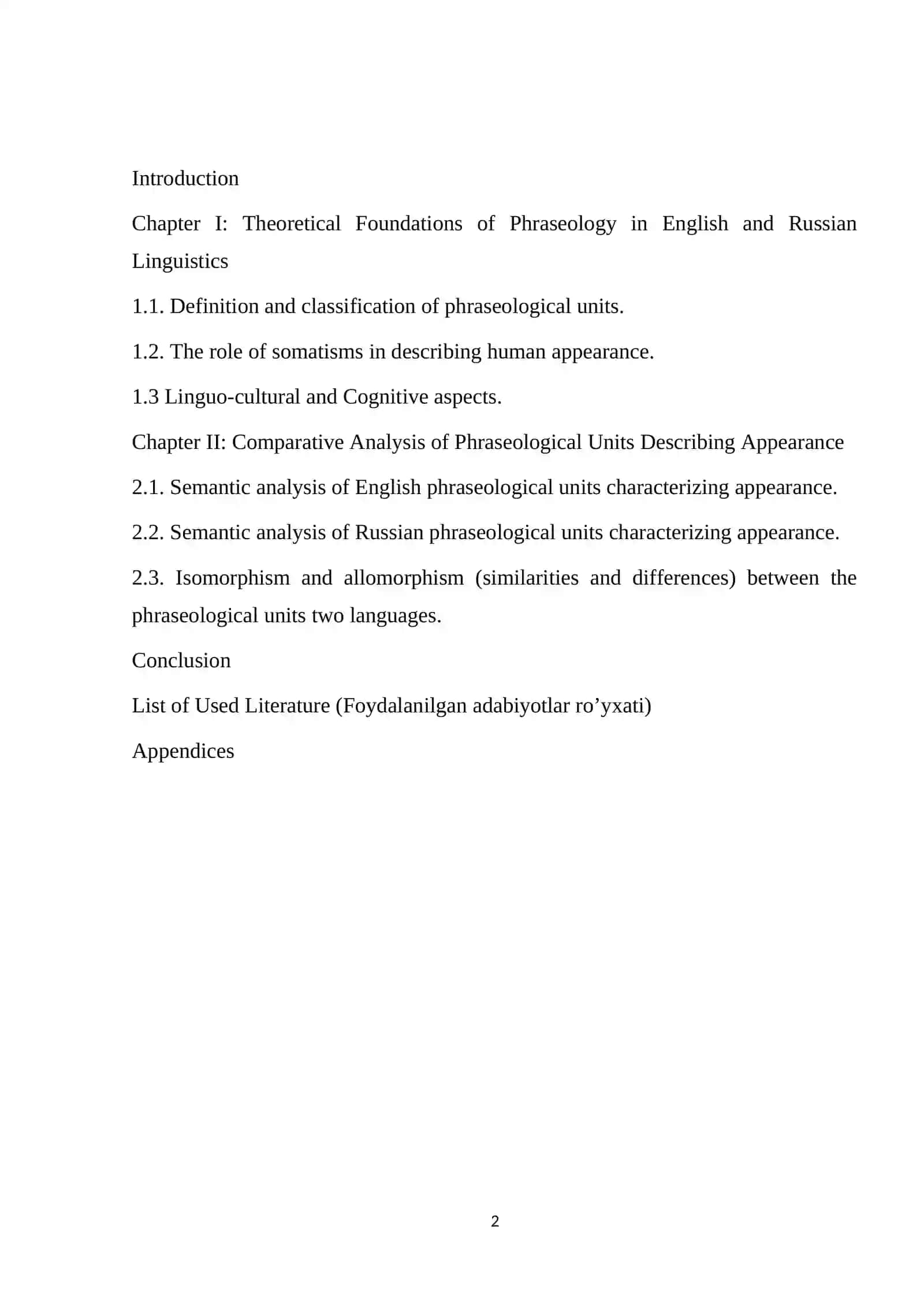 Phraseological Reflection of Human Intelligence in Russian and English Languages 2